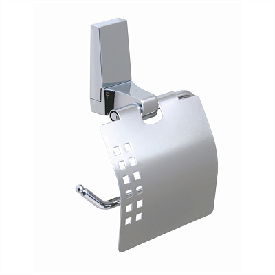 Lopau Держатель туалетной бумаги с крышкой WasserKRAFT Lopau K-6025 хром