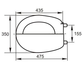 Сиденье для унитаза Дора СУ 64 00 00 зеленое
