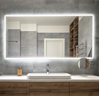 Зеркало Glassiko Zorro 70х100 103 подсветка, сенсорное выкл на касание