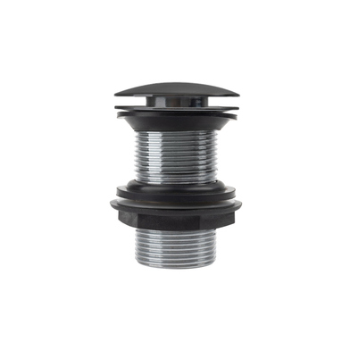 Выпуск IDDIS для умывальника без перелива, матовый графит, Slide, SLIGM10i88