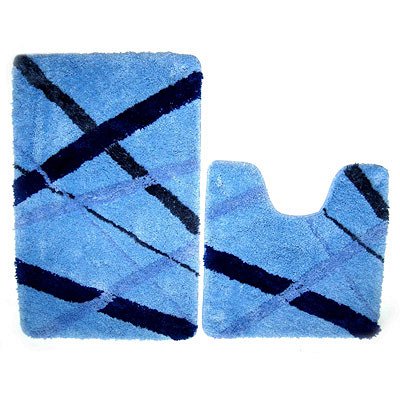 Набор ковриков для ванной комнаты Iddis 50*80+50*50 см blue rain MID160MS