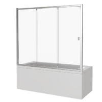 Шторка для ванны SCREEN WTW-180-G-CH