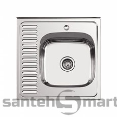 Мойка Ledeme L96060-R 600*600 глянцевая правая