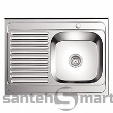 Мойка Ledeme L98060-R 800*600 глянцевая правая