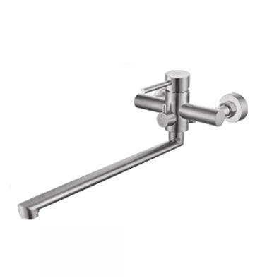 Смеситель для ванны с длинным изливом (нерж сталь) CALORIE CAL50233-2