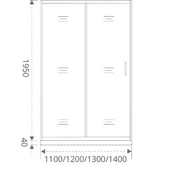 Душевое ограждение Good Door Antares WTW-120-C-CH