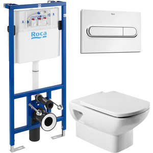 Комплект инсталляции с унитазом Roca Dama Senso 7346517000(4в1)