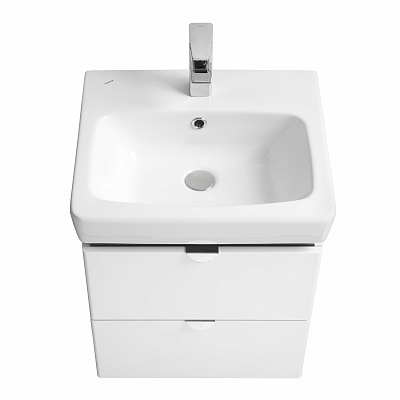 Тумба с раковиной Aquaton Скай PRO 60 белый глянец 1A238201SY010