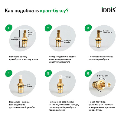 Кран-букса  IDDIS К20С00100 горячая