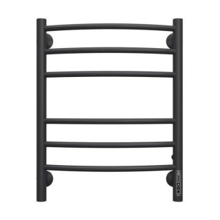 Полотенцесушитель электрический КС КЛАССИК П6 450*600 (9005) черный матовый Terminus 4670078527578