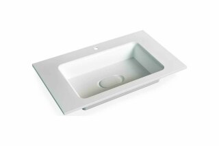Раковина мебельная Modul 80 Velvex 4627173210430 из литьевого мрамора