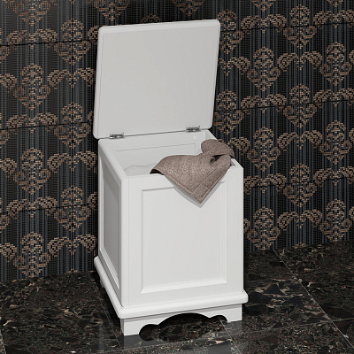 Тумба Клио напольная, цвет белый