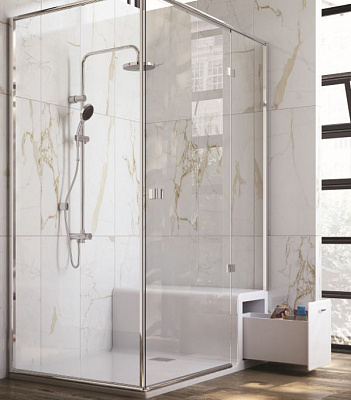 Душевая стойка с тропическим и ручным душем Vitra System Rain A45597EXP