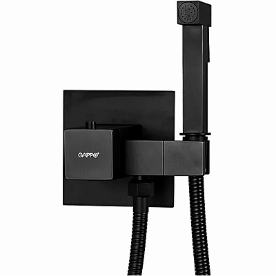 Смеситель встраиваемый с гигиеническим душем Gappo G7207-60