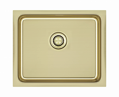 Мойка для кухни из нержавеющей стали Paulmark VISTA 54 540х440мм, PM305444-LG, светлое золото