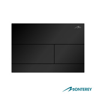 Клавиша смыва черная матовая Monterey UP013.04