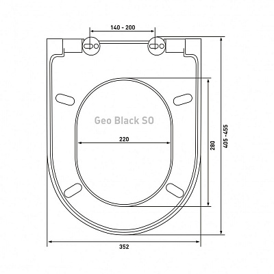 Сиденье Berges Geo Black SO 015113