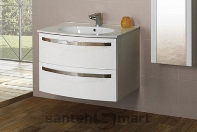 Тумба с раковиной Cezares Comfort Bianco Lucido 54356