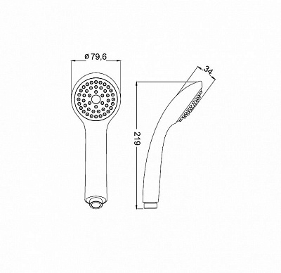 Лейка для душа Iddis A11011