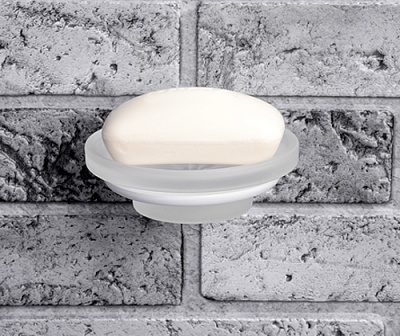 Мыльница стеклянная WasserKRAFT Kammel K-8329WHITE