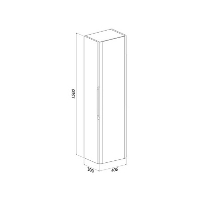 Пенал подвесной IDDIS Cloud X CLX40W0i97