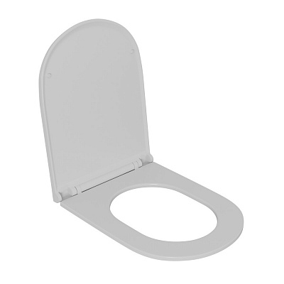 Унитаз подвесной безободковый (торнадо) D&K Venice DT1026516,сиденье микролифт, белый