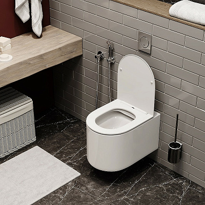 Унитаз подвесной с микролифтом Cerutti SPA Tanaro Aria CT8910