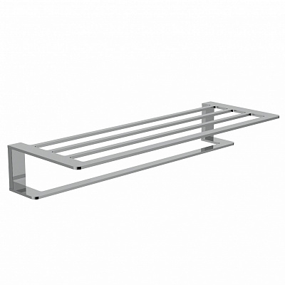 Полотенцедержатель с полкой Wonzon & Woghand, хром ww-v2901-cr