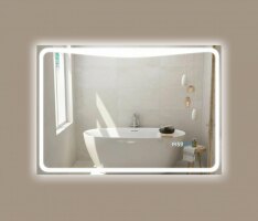 Зеркало с подсветкой и термообогревом Monterey Алиса 100х70