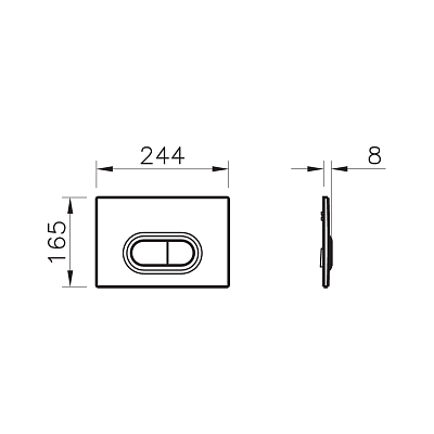 Комплект инсталляции с унитазом VitrA Integra Round L-box толстая крышка 9004B003-7202