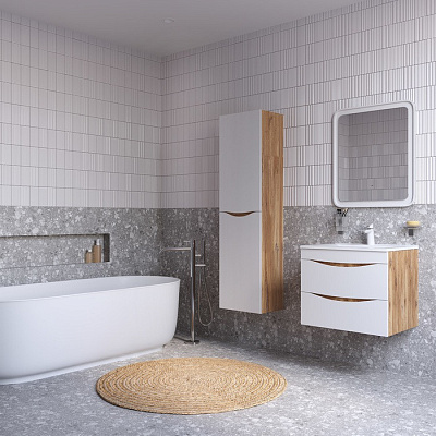 Тумба подвесная с умывальником Iddis Cloud CLO60Y0i95K