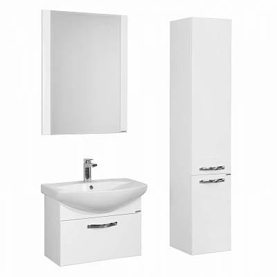 Тумба с раковиной Акватон Ария 65 белая 1A134001AA010