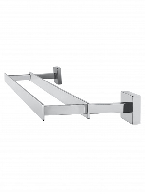 Полотенцедержатель двойной Wonzon & Woghand flat, хром ww-9711-60cm
