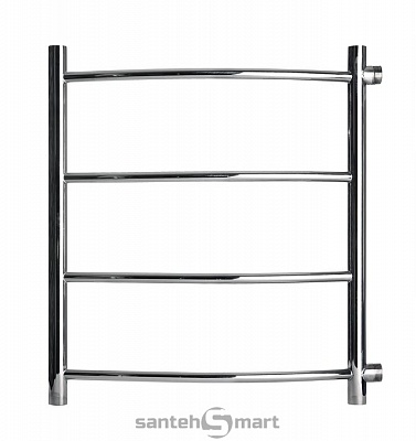 Полотенцесушитель водяной Тера ПСО-21-23 ЛИДЕР 2 500х600 (6 перекладин) боковое подключение, наружная резьба 1