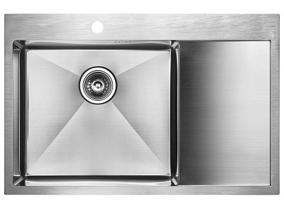 Мойка для кухни нержавеющая Paulmark Atlan PM217851-BSL