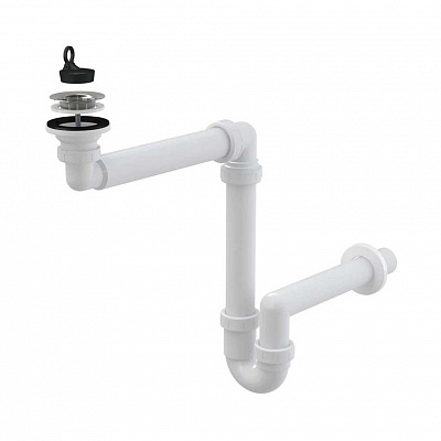 Сифон для умывальника местосберегающий AQUATON ZRU9307585