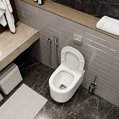 Унитаз подвесной с микролифтом Cerutti SPA Tanaro Aria CT8910