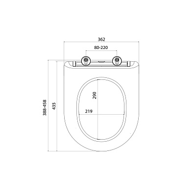 Универсальное сиденье для унитаза IDDIS Optima Home Soft Close Easy Fix 006 006DPSEi31 дюропласт