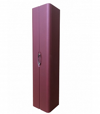 Шкаф-колонна подвесная Акватон Виченца ляпис малиновая матовая 1A1234203V1360