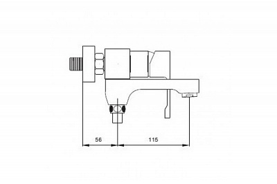 Смеситель для ванны Gappo G3202-8