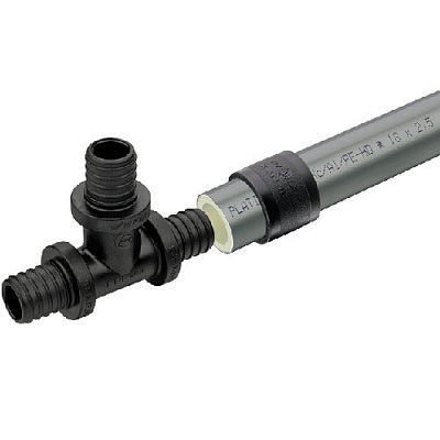 Тройник переходной Kan-therm Push 14х2 / 18х2 / 14х2 мм 9018.700