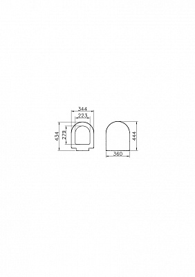 Сиденье для унитаза S50, микролифт Vitra 72-003-309 (витринный образец)