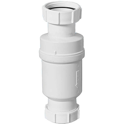 Самозакрывающийся сливной клапан McAlpine MRNRV40-PB, сухой 1 1/2"мама, компресс Ду=40мм