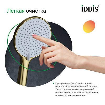 Лейка для душа Iddis Optima Home OPH3FMGi18