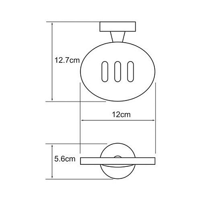 Мыльница решетка WasserKRAFT Isen K-4069