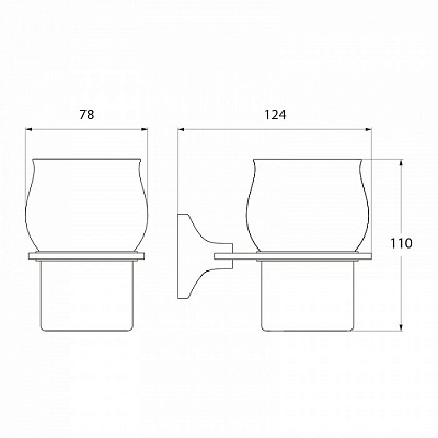 Подстаканник Iddis Leaf LEASBC1I45