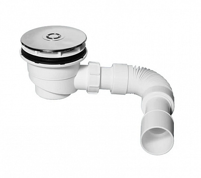 Сифон для поддона McAlpine MRS4C-F  (выпуск 113 мм) 90/100-1 1/2, h=82 мм