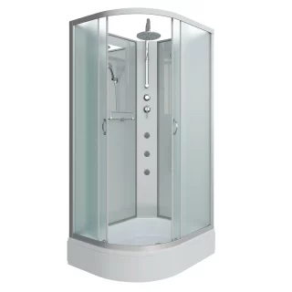 Душевая кабина 100х90х210 Niagara Classic NG-33094-14RBKTG поддон 26см стекло матовое