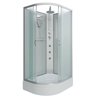 Душевая кабина 100х90х210 Niagara Classic NG-33094-14RBKTG поддон 26см стекло матовое