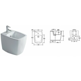 AXA Qube биде (SA-AАQ10020)